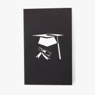 قبعة التخرج - بطاقة ثلاثية الأبعاد من أبرا كاردس