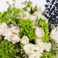 Green Hydrangea Eid Flower Arrangement