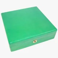 Green Wooden Date Box