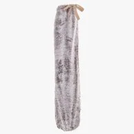 Grey Faux Fur - Long Hot Water Bottle By Aroma Home
