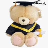 Hallmark Graduation Teddy Bear Holding a Diploma