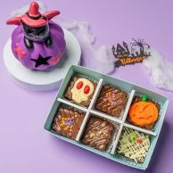 Halloween Box of 6 Brownies by Oh Fudge
