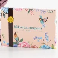 Hand Bouquet & Premium Nutty Chocolate by Bakery & Company Bundle