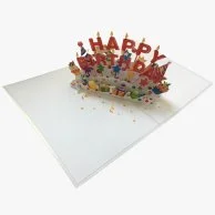 Happy Birthday - 3D Pop up Card By Abra Cards
