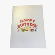 Happy Birthday - 3D Pop up Card By Abra Cards