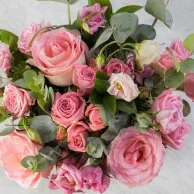Pretty in Pink Flowers & Tea Bundle
