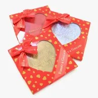 Happy Valentine's Day Square Milk Chocolate Tablets 