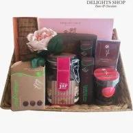 Healthy Snacks Basket by The Delights Shop 