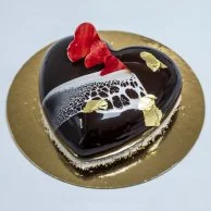Heart Shaped Chocolate Cake By Bloomsbury's