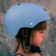Helmet Matte Slate Blue (Adjustable) by Kinderfeets