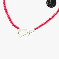 Hob Red Beads Necklace
