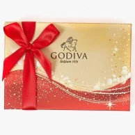Holiday 6 Pcs Choc Box By Godiva