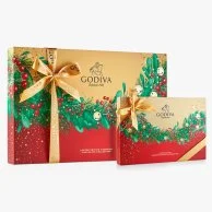 Holiday Gift Set Combo Box & Gift Box by Godiva