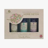 Home Detox - 3 X 9ml 100% Essential Oils (Kitchen, Home, Hallway) By Aroma Home