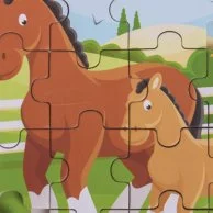 Horse & Foal Puzzle by Bigjigs