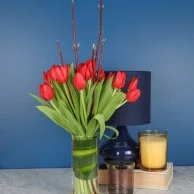 Hot Blooms Tulips Arrangement