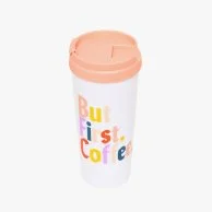 Hot Stuff Thermal Mug - but First Coffee (Multi-Color) by Bando