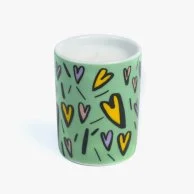 Hubbak Mandarin Candle – Green 60g by Silsal