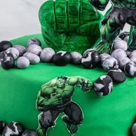Hulk Design Cake By Sugar Daddy's Bakery 