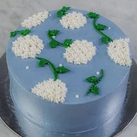 Hydrangea Blue Cute Cake By Joi Gifts