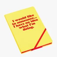  I Would Like To A5 Notebook by Yes Studio
