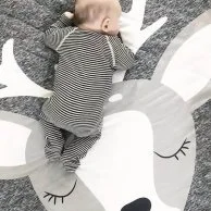 Deer-Shaped Baby Rug
