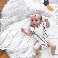 Goose-Shaped Baby Rug