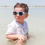 James - Blue Mist Baby Sunglasses  by Little Sol+