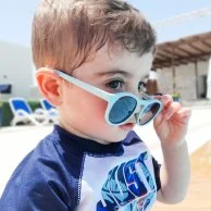 James - Seafoam Kids Sunglasses  by Little Sol+
