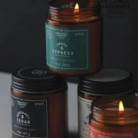 Jar Candle Smoke & Cypress 8oz  By Gentlemen's Hardware