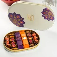 Jewel Diwali box with Stuffed Dates and Chocolates By The Date Room