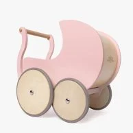 عربة ومشاية الأطفال من كيندرفيتس - وردية