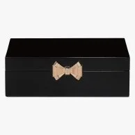 Lacquer Medium Black Jewellery Box  by Ted Baker