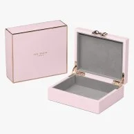 Lacquer Medium Pink Jewellery Box  by Ted Baker