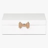 Lacquer Medium White Jewellery Box  by Ted Baker