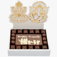 Lakshmi-Ganesh Diwali Tray by NJD