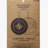Leather & Vanilla Car Diffuser by Gentlemen's Hardware