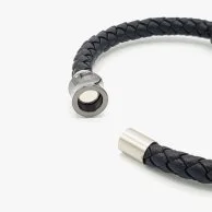 Leather Bracelet with Rings by Mecal