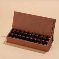 Leather Brown Box by Vara Chocolate