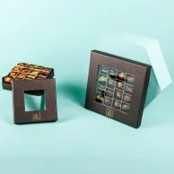 Leatherette Window Box - Mixed Stuffed Dates - Medium