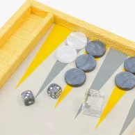 Lemon Alligator Medium Backgammon by VIDO Backgammon