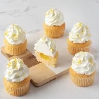 Lemon Custard Cupcakes by Cake Social