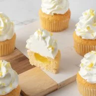 Lemon Custard Cupcakes by Cake Social