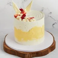 Lemon Raspberry Cake 1.5kg by Joyful Treats