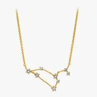 Leo Star Sign Necklace - Gold By Lily & Rose