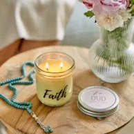Light within Collection 'Faith' Candle 300ml By Light of Sakina