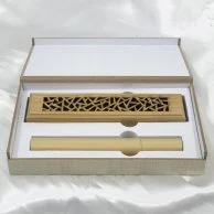 Light Wooden Incense Burner Box with Cambodian Oud Sticks Gift Box by Chocolatier