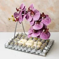 Lilac Orchid Gift Arrangement by NJD