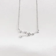 Taurus Star Sign Necklace - Silver By Lily & Rose
