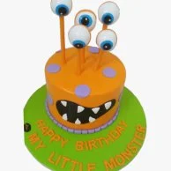 Little Monster 3D Birthday Cake